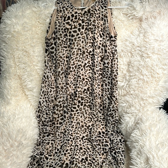 Calvin Klein dress leopard print size 4 - Picture 1 of 4